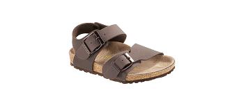 Dětské New York Birkenstock Birkibuc Narrow Káva | CZ 132AHK